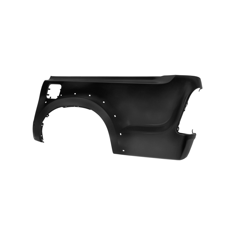 MIDDLE OPEN REAR FENDER WITH SKIRT HOLE COMPATIBLE WITH TOYOTA HILUX VIGO DOUBLE CABIN, LH