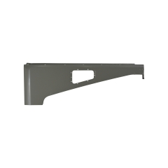 FRONT FENDER UP COMPATIBLE WITH 1998 LAND ROVER DEFENDER 90 AND DEFENDER 110 TD4, (ALUM), RH