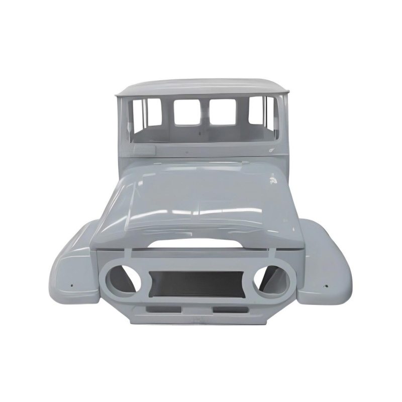 CAB WITH DOORS WITH PRIMER LHD COMPATIBLE WITH 1968-1978 TOYOTA LAND CRUISER FJ40 1968 (STEEL)