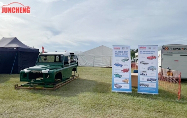 Juncheng Vehicle Industry shone at the Land Rover Owners' International Exhibition in the UK