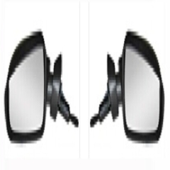 MIRROR(MANUAL) COMPATIBLE WITH 2008- RENAULT LOGAN, LH