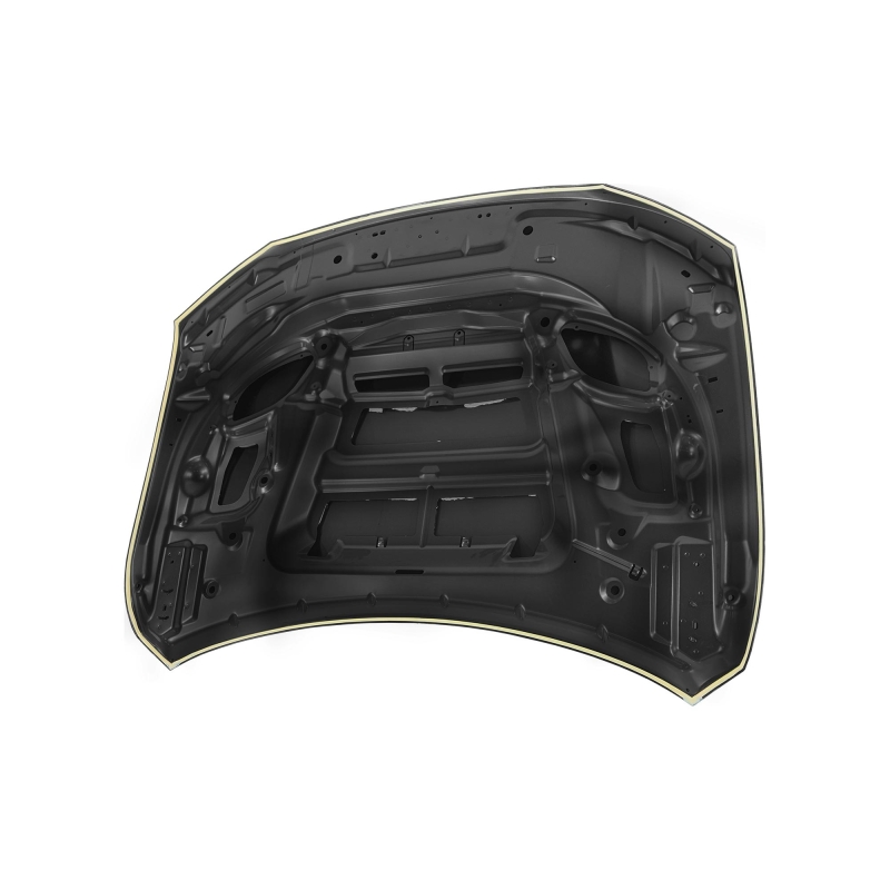 HOOD LONG VENT HOLES COMPATIBLE WITH 2018-2021 DODGE DURANGO, (ALUM)