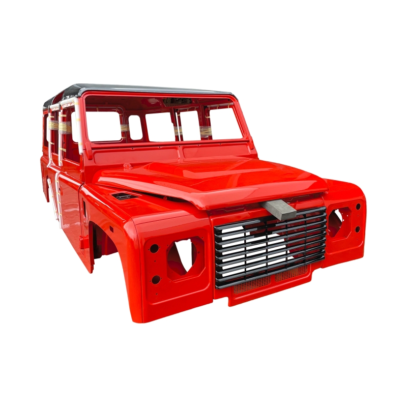 COMPLETE CAB WITH DOORS,WITH PRIMER COMPATIBLE WITH 1998 LAND ROVER DEFENDER 110 TD4, (LHD), (ALUM+STEEL)