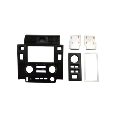 AIR CONDITIONING PANELS COMPATIBLE WITH 1998 LAND ROVER DEFENDER, (MATTE BLACK)(PLASTIC)