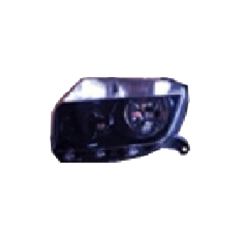 HEAD LAMP (BLACK) COMPATIBLE WITH 2008-2012 RENAULT/DACIA DUSTER, LH