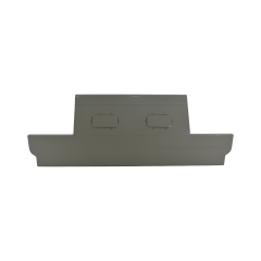 DOUBLE ROW PICKUP DOBY FRONT PANEL FOR TRUNK COMPATIBLE WITH 1998 LAND ROVER DEFENDER 110, (ALUM)