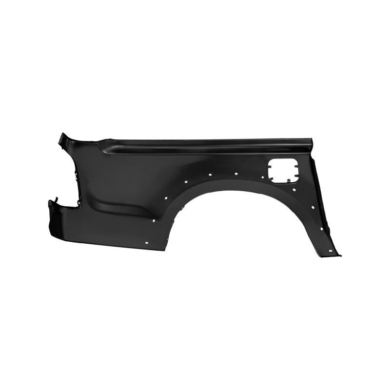 MIDDLE OPEN REAR FENDER WITH SKIRT HOLE COMPATIBLE WITH TOYOTA HILUX VIGO DOUBLE CABIN, LH