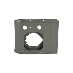 HEADLIGHT FRAME COMPATIBLE WITH 1998  LAND ROVER DEFENDER 90 AND DEFENDER 110, (STEEL), LH