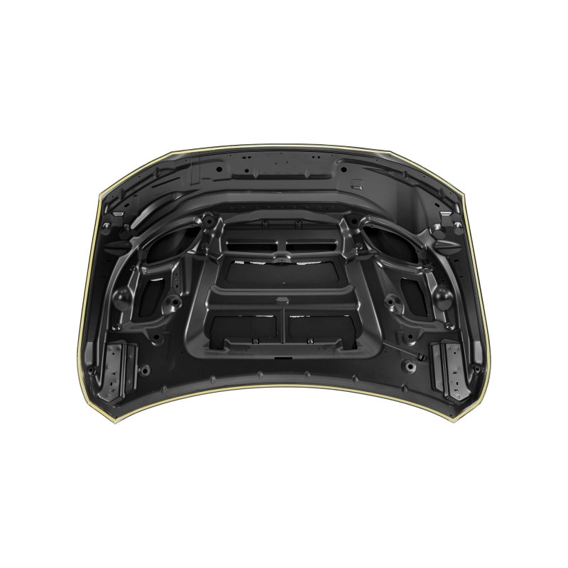 HOOD LONG VENT HOLES COMPATIBLE WITH 2018-2021 DODGE DURANGO, (ALUM)