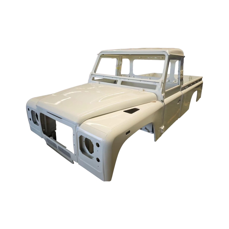 SINGLE ROW PICKUP COMPLETE CAB WITH DOORS，WITH PRIMER(LHD) COMPATIBLE WITH 1998 LAND ROVER DEFENDER 110 TD4(ALUM+STEEL)