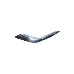 FRONT BUMPER STRIPE(LOWER) COMPATIBLE WITH 2016- MITSUBISHI OUTLANDER, RH