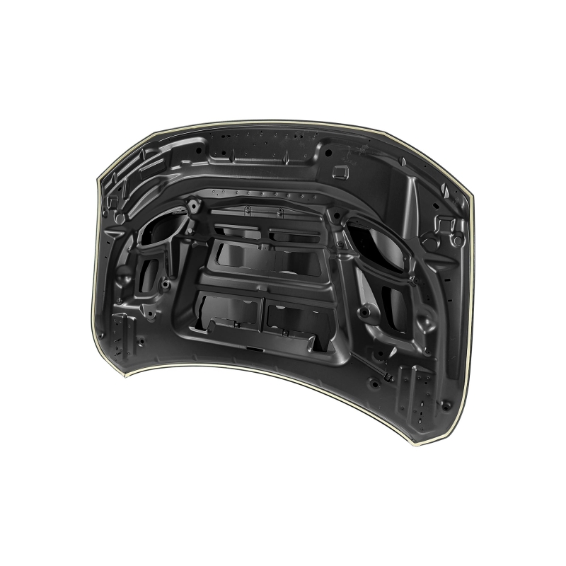 HOOD DOUBLE VENT HOLES COMPATIBLE WITH 2018-2021 DODGE DURANGO, (ALUM)
