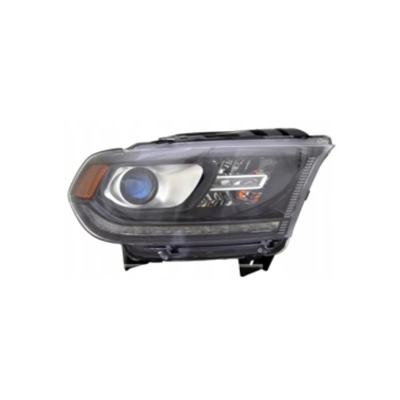 HEAD LAMP BI-XENON BLACK LED-DRL COMPATIBLE WITH 2016-2020 DODGE DURANGO , RH
