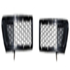 BUMPER GRILLE COMPATIBLE WITH RENAULT LOGAN, RH
