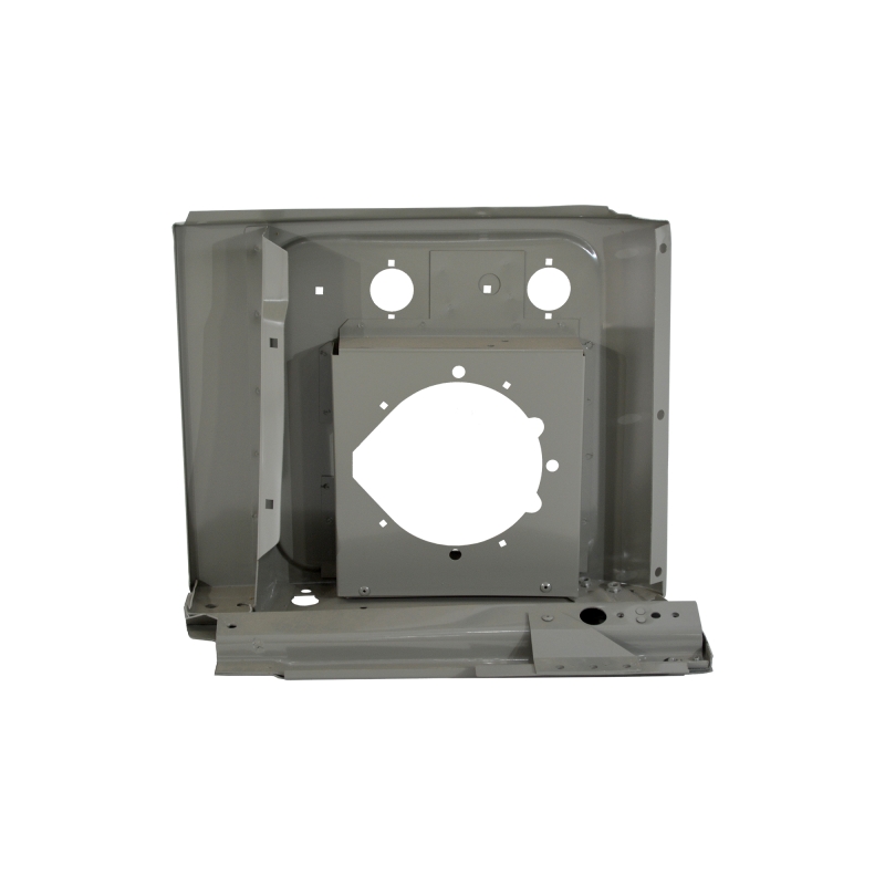 HEADLIGHT FRAME COMPATIBLE WITH 1998  LAND ROVER DEFENDER 90 AND DEFENDER 110, (STEEL), LH