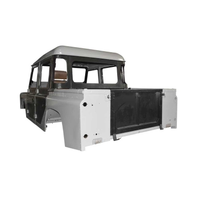 PICKUP COMPLETE CAB WITH DOORS?WITH PRIMER COMPATIBLE WITH 1998 LAND ROVER DEFENDER 110 TD4, (LHD), (ALUM+STEEL)