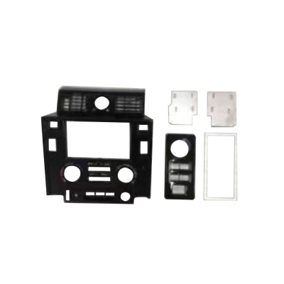 AIR CONDITIONING PANELS COMPATIBLE WITH 1998  LAND ROVER DEFENDER, (GLOSSY BLACK)(PLASTIC)