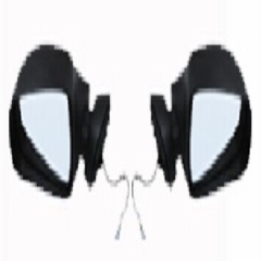 MIRROR(ELECTRIC) NEW MODEL COMPATIBLE WITH 2008- RENAULT LOGAN, RH