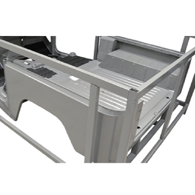 1/2 REAR TUB COMPATIBLE WITH 1984- TOYOTA FJ45V, (STEEL)