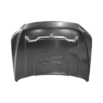 HOOD W/AIR VENT SCOOP COMPATIBLE WITH 2015-2020 FORD F150 GT500, (ALUM)